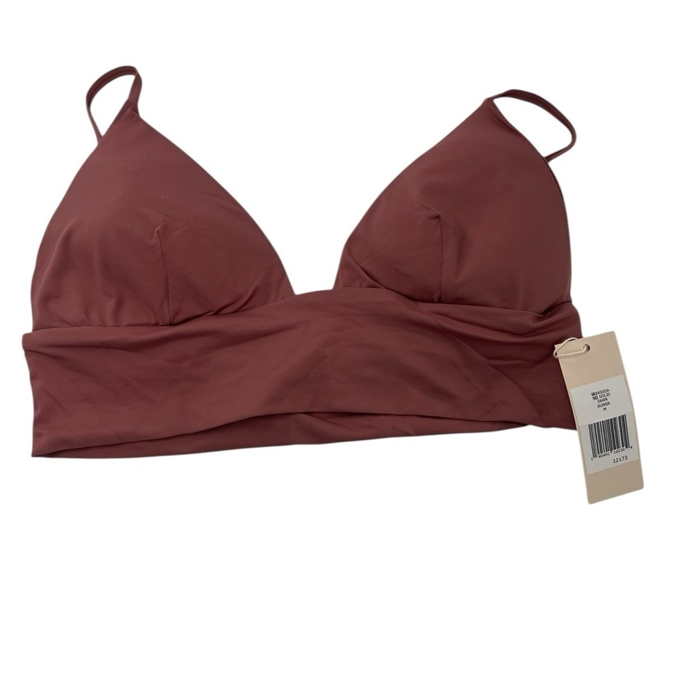 NWT Eberjey Women's Mauve Bikini Top M